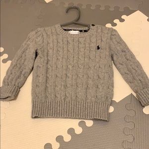 Gray Ralph Lauren Sweater